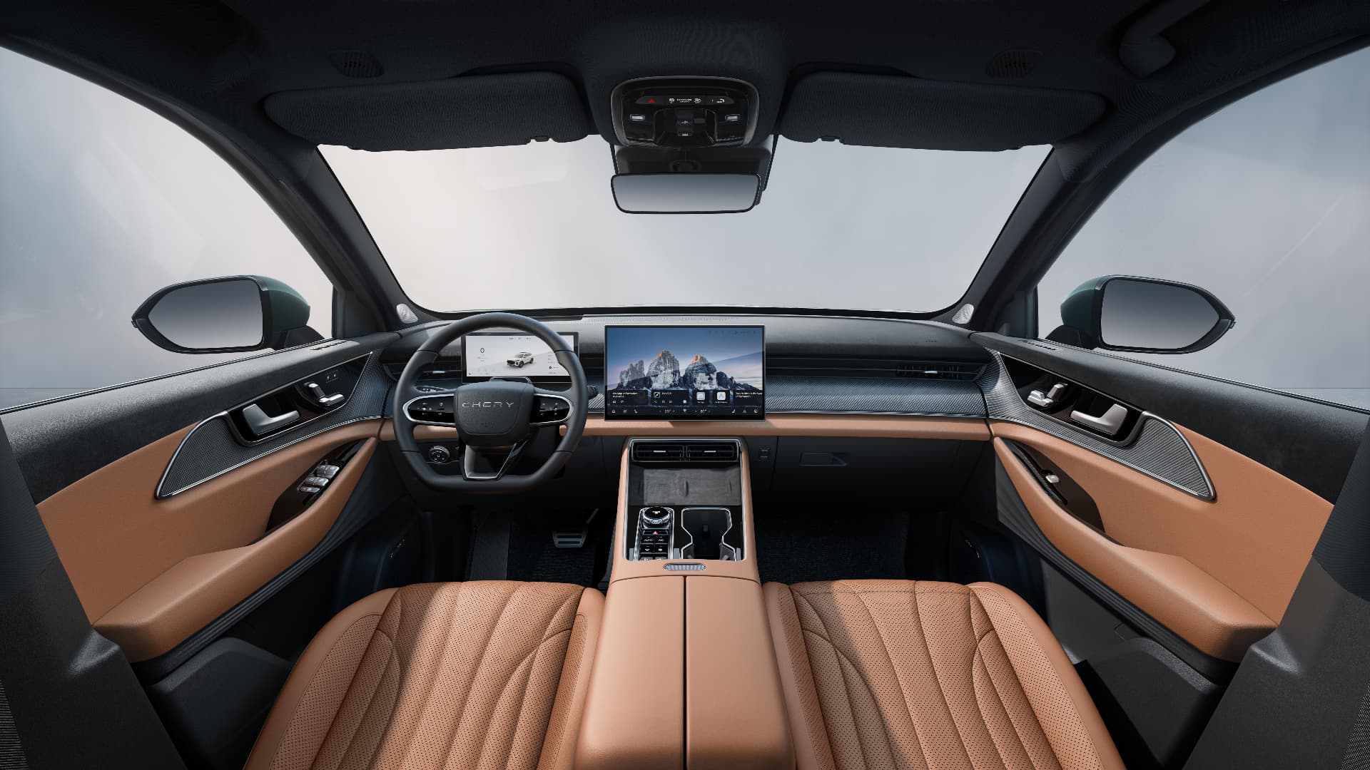 Interno e dashboard di CHERY TIGGO 9 CSH